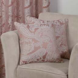 Serene Cavendish Blush Cushion Cover 43 x 43cm - Pink - Wilko - thumbnail 3