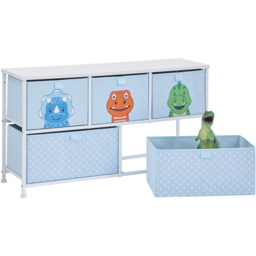 Liberty House Toys 5 Drawer Dinosaur Kids Storage Chest - Size: 55 x 100 x 30cm - Wilko - thumbnail 5