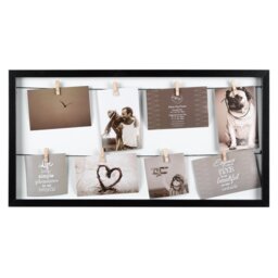 The Port Co. Gallery Black and White Photo Frame 33 x 63cm - Size: Multi - The Port. Co Gallery - Wilko