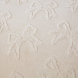 Bow Faux Fur Duvet Set Ivory King - Wilko - thumbnail 6