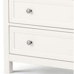 Julian Bowen Maine 5 Drawer Surf White Chest of Drawers - Wilko - thumbnail 6