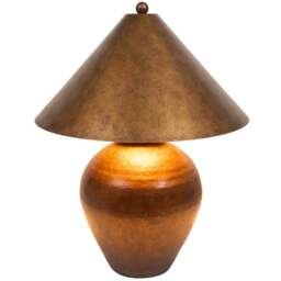 Marley Table Lamp - Brown - Wilko - thumbnail 5