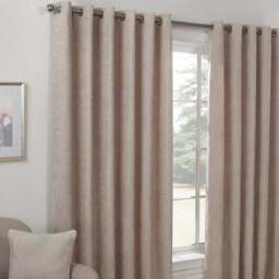 Divante Alden Thermal Curtains - Natural/183cm/168cm - Size: W 183 x D 168cm - Wilko - thumbnail 6