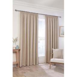 Padstow Thermal Curtain - Natural/168cm/137cm - Divante - Wilko - thumbnail 3