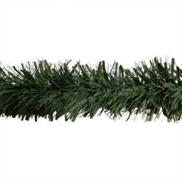 Samuel Alexander Festive Chunky Pine Christmas Tinsel Garland Green 300cm - Size: 3cm - Wilko