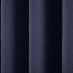 Divante Hoxton Navy Blackout Eyelet Curtains 183 x 168cm - Size: W 183 x D 168cm - Wilko - thumbnail 5