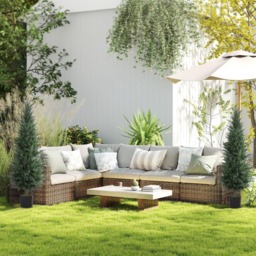 Portland Artificial Cypress Plant in Pot 120cm 2 Pack - Size: 120 x 40 x 40cm - Green - Wilko - thumbnail 5