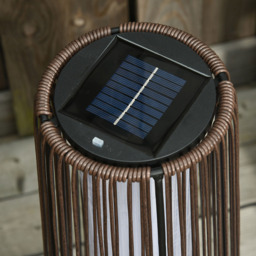 Outsunny Patio Garden Solar Lights Brown - Size: 61 x 21.5 x 21.5cm - Wilko - thumbnail 4