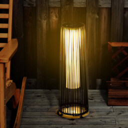 Outsunny Patio Garden Solar Lights Brown - Size: 61 x 21.5 x 21.5cm - Wilko - thumbnail 3