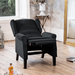 Artemis Home Barksdale Black Recliner Armchair - Size: Single - Wilko - thumbnail 7