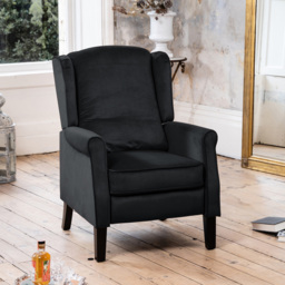 Artemis Home Barksdale Black Recliner Armchair - Size: Single - Wilko - thumbnail 5