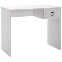 FWStyle Single Drawer Matt White Desk - Size: 75 x 90 x 51cm - Wilko - thumbnail 3