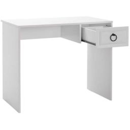 FWStyle Single Drawer Matt White Desk - Size: 75 x 90 x 51cm - Wilko - thumbnail 4