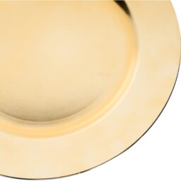 Plastic Charger Plate Gold - Wilko - thumbnail 3