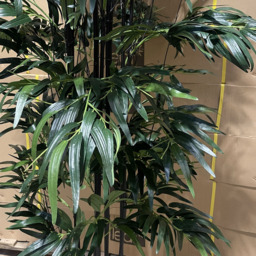 Leaf Bamboo Fire Retardant Artificial Tree 6.56ft - Size: 200 x 100 x 100cm - Green - Wilko - thumbnail 5