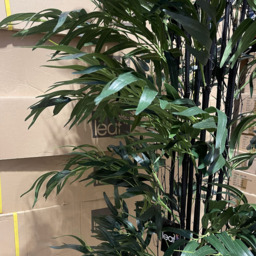 Leaf Bamboo Fire Retardant Artificial Tree 6.56ft - Size: 200 x 100 x 100cm - Green - Wilko - thumbnail 4