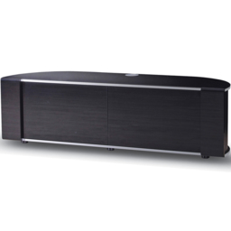 MDA Designs Sirius 1600 2 Door Black TV Cabinet - Size: 45 x 160 x 48cm - Wilko - thumbnail 3