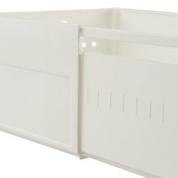 H&O Direct Small Plastic Expandable Storage Organiser - Size: 8 x 10 x 48cm - Cream - Wilko - thumbnail 5