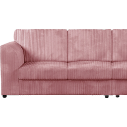 Luxor 4 Seater Pink Jumbo Cord Full Back Sofa - Wilko - thumbnail 5