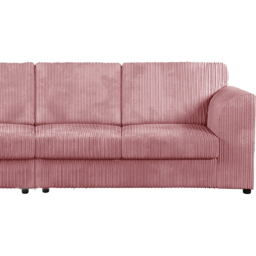 Luxor 4 Seater Pink Jumbo Cord Full Back Sofa - Wilko - thumbnail 4