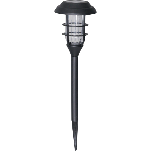 Luxform Solar Powered LED Le Mans Stake Light 4 Pack - Size: 12 x 12 x 44cm - Black - Wilko - image 1