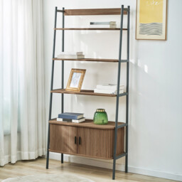 Kali Storage Shelf Unit Walnut - Wilko - thumbnail 1