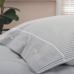 The Lyndon Company Southport Double Green and White Duvet Set - Multi - Wilko - thumbnail 3