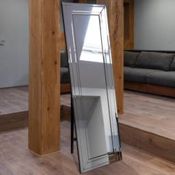 MirrorOutlet Langley Bevel Cheval Free Standing Mirror 170 x 58cm - Clear - Wilko - thumbnail 3