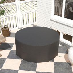 Outsunny Black Round Waterproof Garden Furniture Cover 81 x 193 x 193cm - Wilko - thumbnail 4