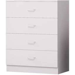 FWStyle Tunis 3 Piece Matt White Bedroom Furniture Set - Wilko - thumbnail 5