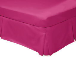 Serene King Size Fuchsia Platform Valance - Pink - Wilko