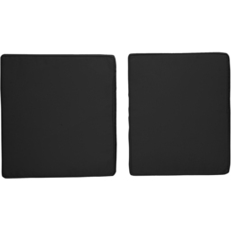 Outsunny Black Rattan Sofa Chair Seat and Back Cushion Set - Size: 2 Piece - Wilko - thumbnail 4