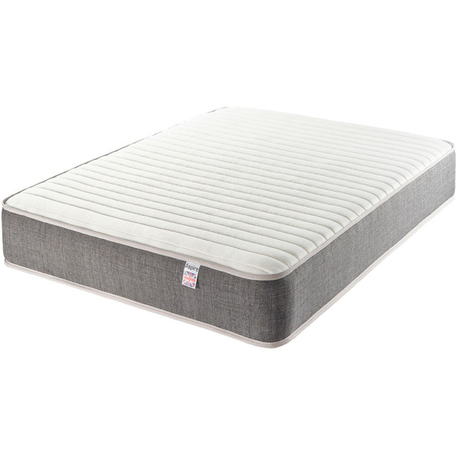 Aspire Pocket+ Single 3000 Memory Hybrid Mattress - White - Aspire Beds - Wilko - image 1