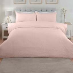 Emilia Jacquard Duvet Set Pink King - Divante Finest - Wilko