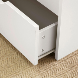 Home Source Bruges 2 Drawer Single Shelf White Lift Up Coffee Table - Size: 40 x 105 x 45cm - Wilko - thumbnail 6