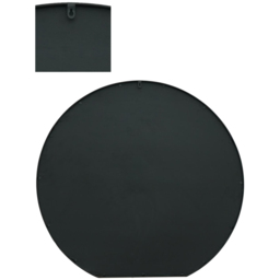MirrorOutlet The Circulus Black Framed Circular Wall Mirror 105 x 100cm - Size: 100 x 105cm - Wilko - thumbnail 5