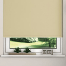 New Edge Blinds Blackout Roller Blinds Taupe 180cm - Size: W 180cm x D 165cm - Brown - Wilko - thumbnail 4