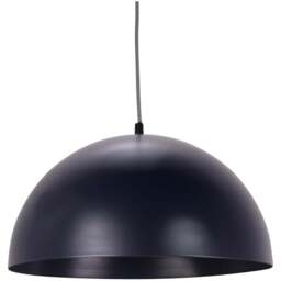ValueLights Stassi Dark Navy Mushroom Dome LED Pendant Ceiling Light - Size: 118 x 35 x 35cm - Blue - Wilko