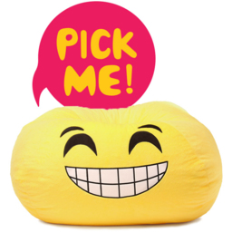 Kaikoo Gomoji Smiley Bean Bag - Yellow - Wilko - thumbnail 4