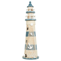 Woodwash Lighthouse Ornament - Multicolour - Wilko - thumbnail 3