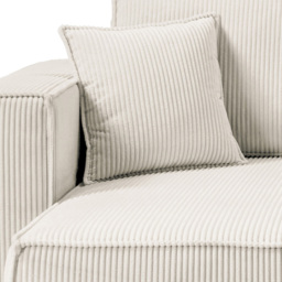 Artemis Home Hanna 3 Seater Cream L-Shaped Reversible Pull Out Corner Sofa Bed - Wilko - thumbnail 7