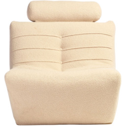 Desser Furniture Latte Boucle Fabric Cosy Chair - Size: Single - Cream - Wilko - thumbnail 4