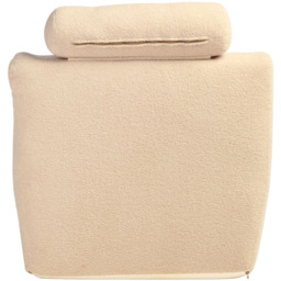 Desser Furniture Latte Boucle Fabric Cosy Chair - Size: Single - Cream - Wilko - thumbnail 6