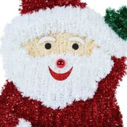 Christmas Santa Tinsel - Red - Wilko - thumbnail 4