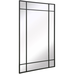 The Fenestra Black Wall Mirror 180 x 110cm - MirrorOutlet - Wilko - thumbnail 4