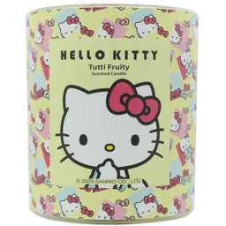 Hello Kitty Original Collection Tutti Frutti Candle 206g - Size: 9.6 x 7.1 x 7.9cm - Multi - Wilko