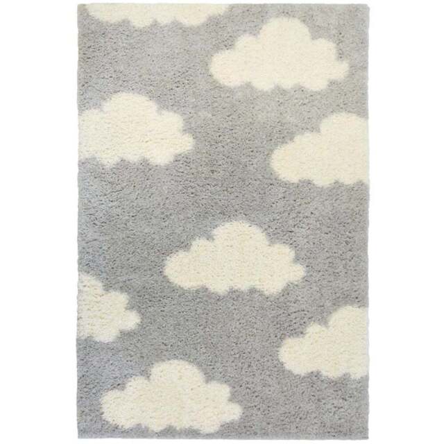 Homemaker Grey Snug Cloud Shaggy Rug 80 x 120cm - Wilko - image 1