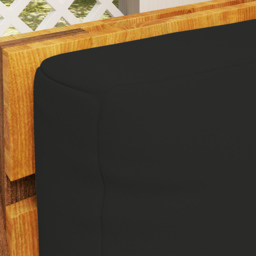 Outsunny 2 Seater Black Pallet Cushion - Size: 20 x 80 x 120cm - Wilko - thumbnail 4