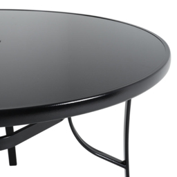 Living and Home Wicker 2 Seater Black Round Patio Set - Wilko - thumbnail 6