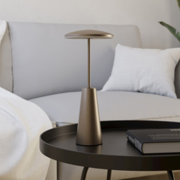 EGLO Piccola Bronze Touch Table Lamp - Size: 28 x 13 x 28cm - Brown - Wilko - thumbnail 3